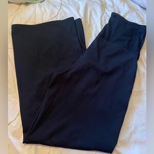 Womens black maternity pants